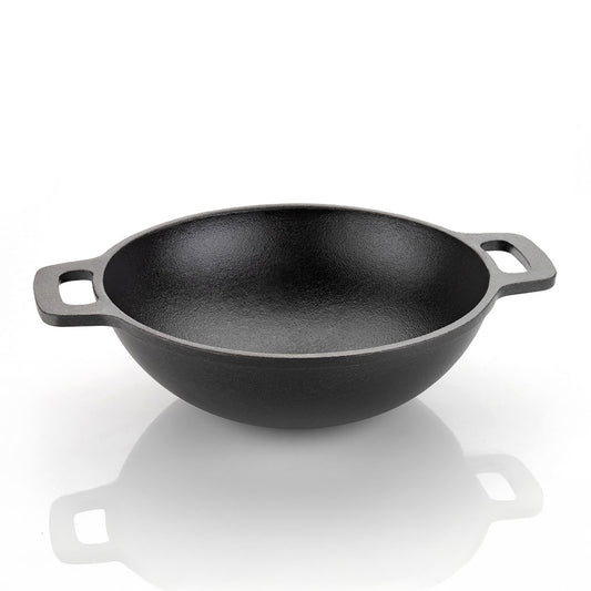 Cast Iron Kadai Round Small