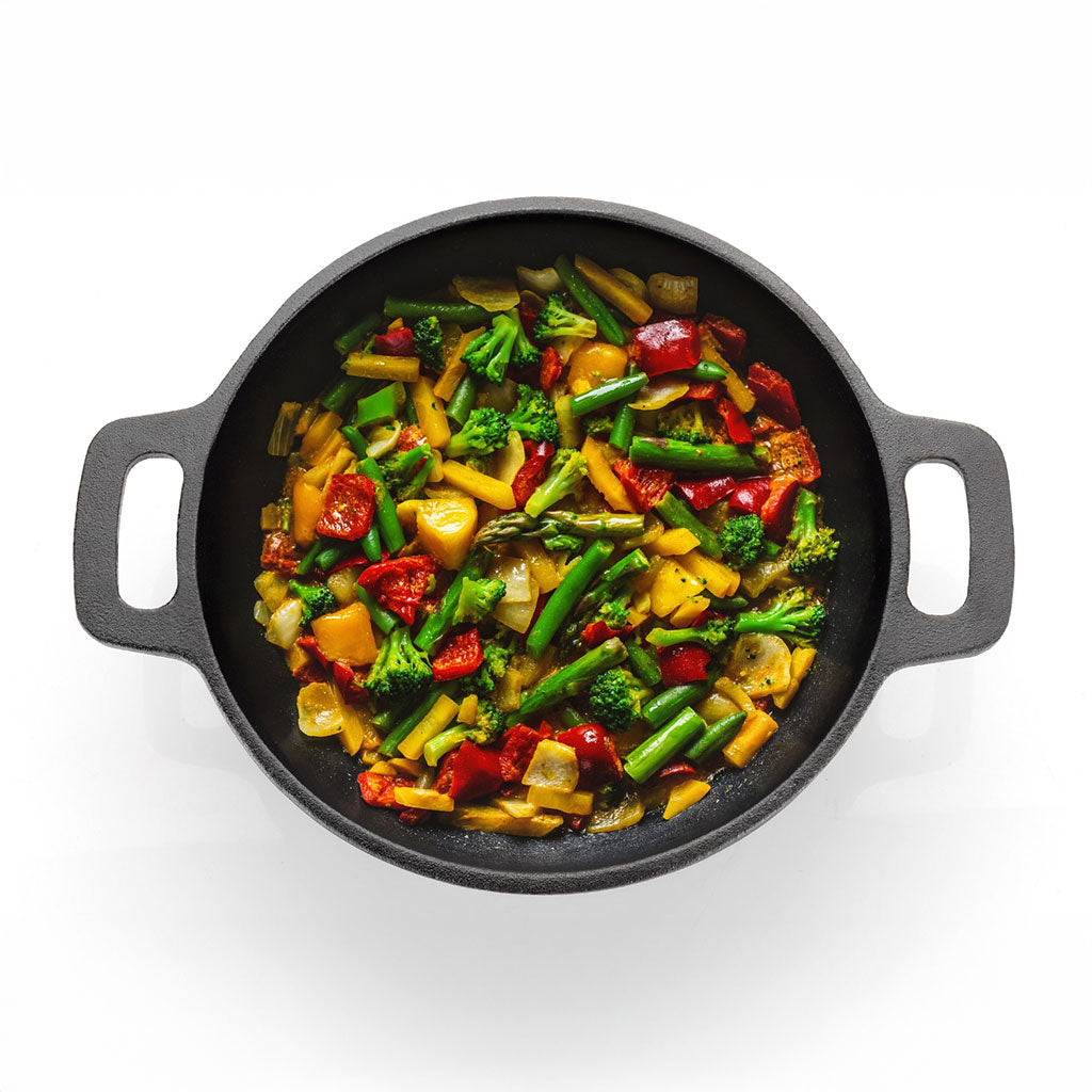 Cast Iron Kadai Round Small