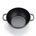 Cast Iron Kadai (Glass Lid) 24cm