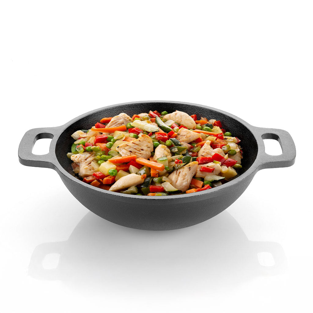 Cast Iron Kadai Round Small