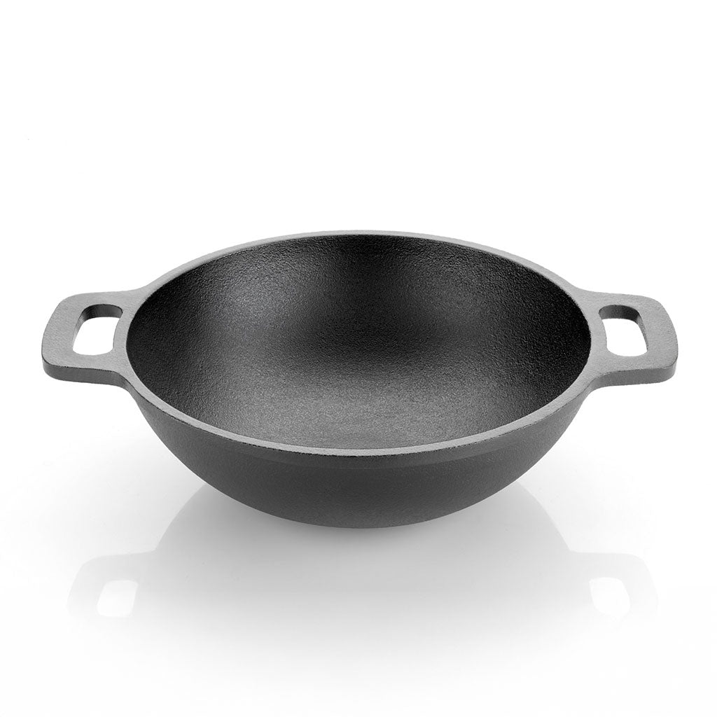Cast Iron Kadai Round Small