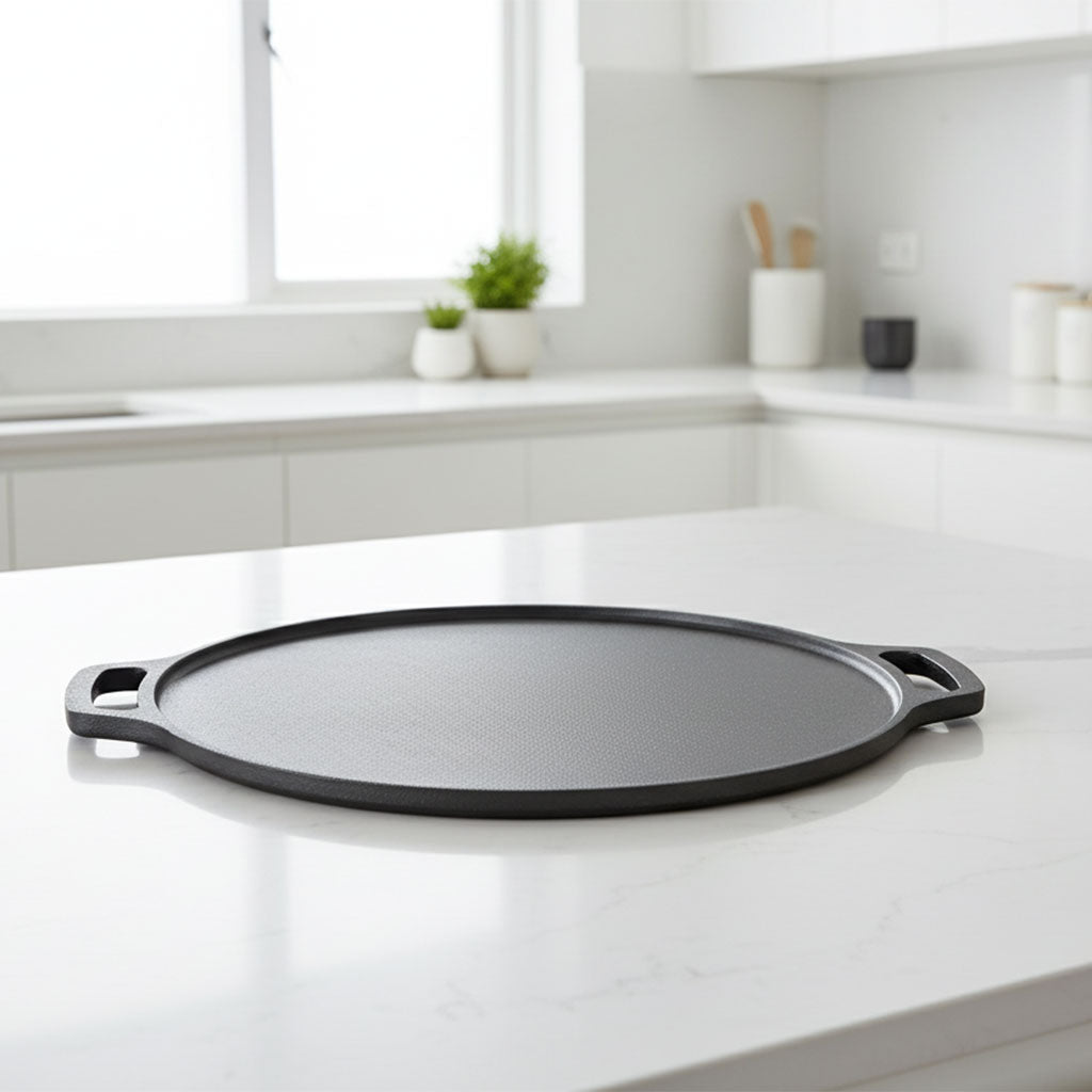 Cast Iron Dosa Tawa 2in1