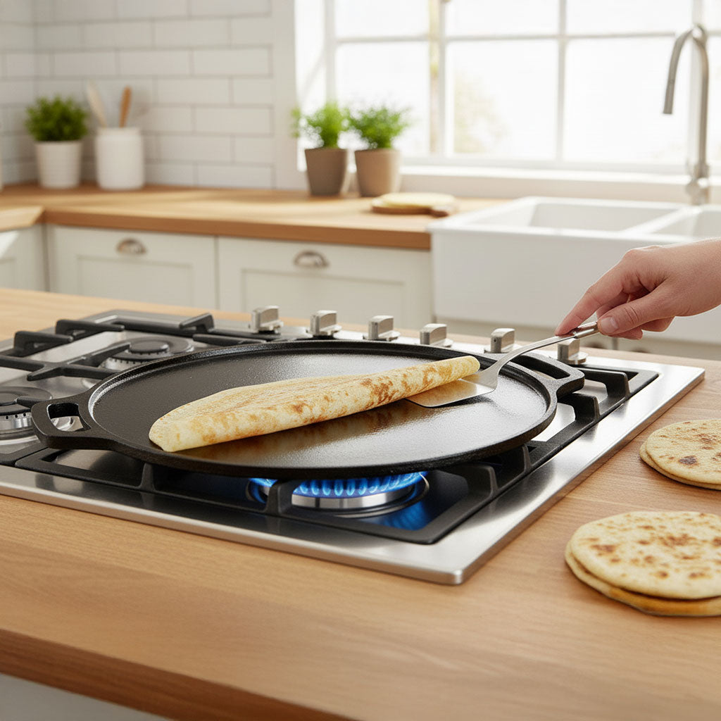 Cast Iron Dosa Tawa 30cm