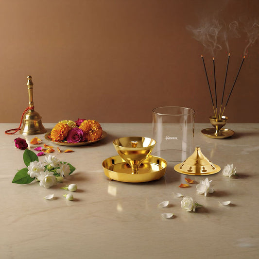 Sanatan Brass Diya Without Cover Medium